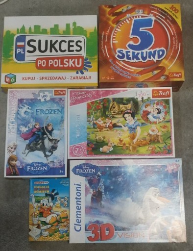 Zdjęcie oferty: Gry planszowe i puzzle Trefl