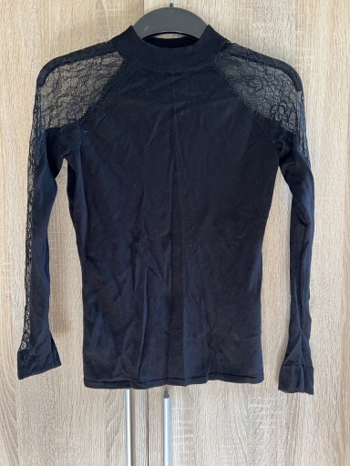 Zdjęcie oferty: Orsay sweter czarny S 36 koronka