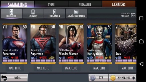 Zdjęcie oferty: Konta do gry Injustice Mobile