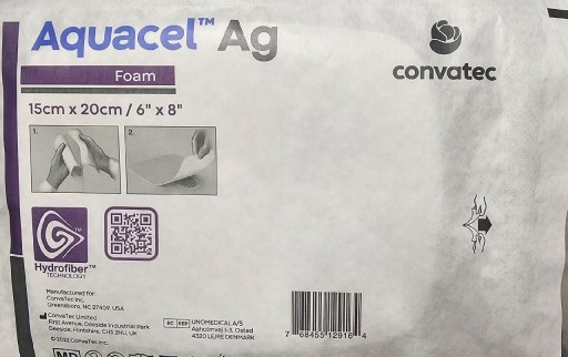 Zdjęcie oferty: Aquacel Ag 15 x 20cm Opatrunek Convatec 1 szt.