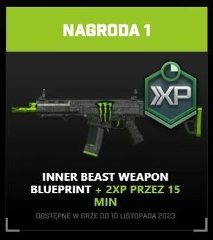 Zdjęcie oferty: Monster Energy kod do CoD Modern Warefare 3