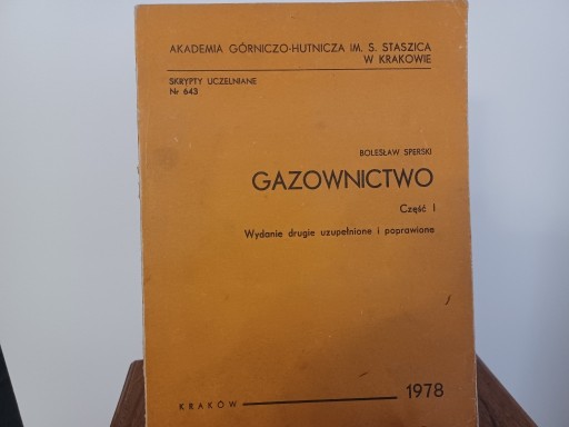 Zdjęcie oferty: Gazownictwo część I