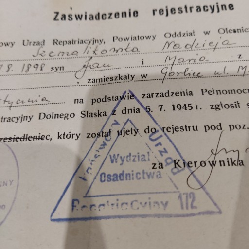 Zdjęcie oferty: Oleśnica Wrocław Łuck Repatrianci Kresy