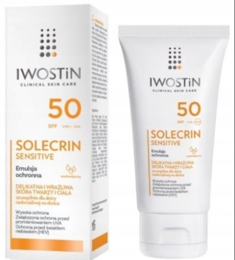 Zdjęcie oferty: Iwostin Solecrin Sensitive 50SPF 100ml