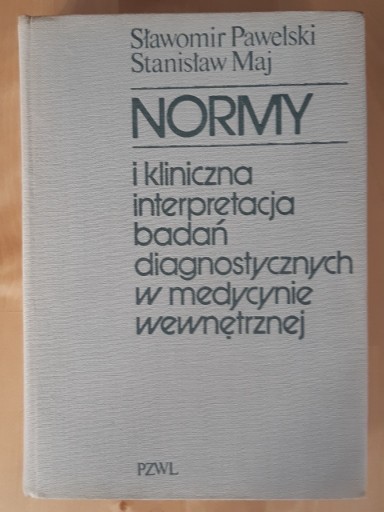 Zdjęcie oferty: Normy i kliniczna i... S. Pawelski,S. Maj