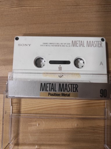 Zdjęcie oferty: Kaseta metalowa Sony metal master 90
