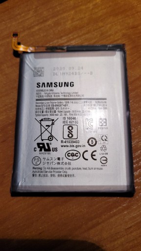 Zdjęcie oferty: Bateria do telefona Samsung M21 EB-BM207ABY