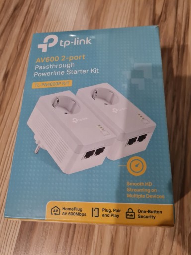 Zdjęcie oferty: Transmitery sieciowe Tp-link AV600 TL-PA4020P KIT