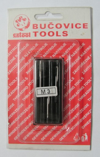 Zdjęcie oferty: Gwintowniki M3 komplet 3szt. CZtool NOWY, cz.tool, czeskie, narex, Bucovice