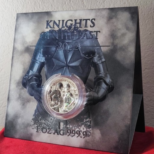 Zdjęcie oferty: Srebrna moneta KNIGHTS OF THE PAST 2022 rycerze