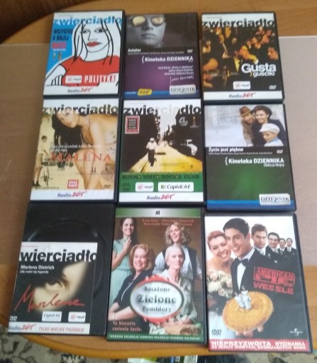 Zdjęcie oferty: FILMY NA DVD 43 SZTUKI