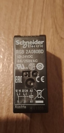 Zdjęcie oferty: Przekaźnik Schneider Electric RSB2A080BD 
