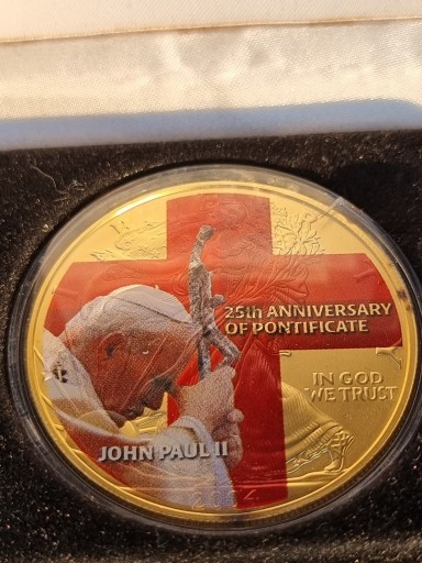 Zdjęcie oferty: One dollar Jan Paweł II z 2004r. 25 Pontyfikat