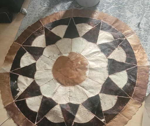Zdjęcie oferty: Patchwork ze skóry bydlęcej - dywan.