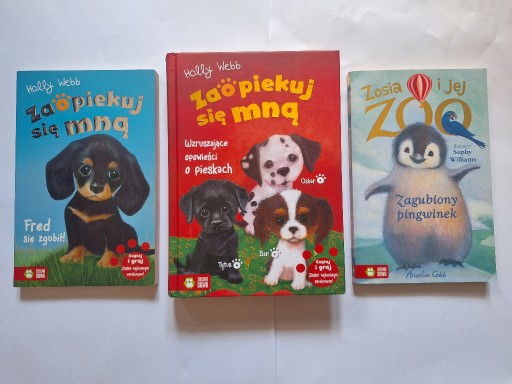 Zdjęcie oferty: Zaopiekuj się mną + Zosia i jej ZOO- Zestaw 3 książek- stan bdb+!