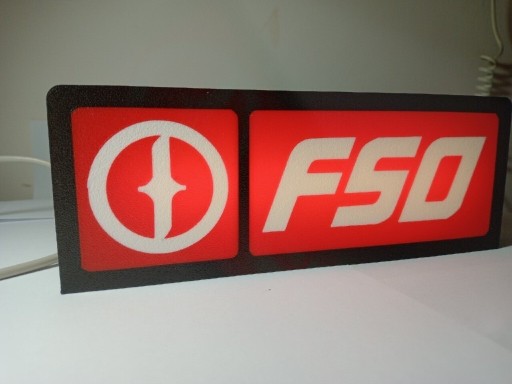 Zdjęcie oferty: FSO lampka ozdobna USB logo FSO polonez lampa fiat