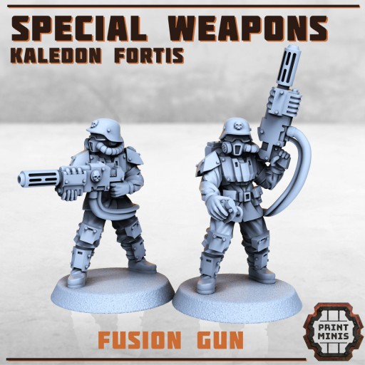 Zdjęcie oferty: Fusion Gun Troops x2 od Print Minis