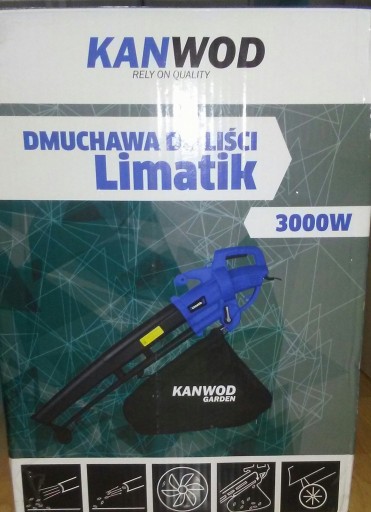 Zdjęcie oferty: Dmuchawa do liści Kenwood 3000W 