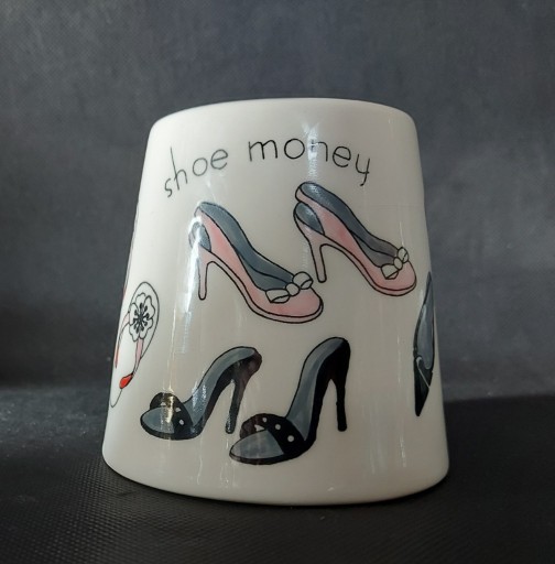 Zdjęcie oferty: SHOE MONEY handpainted recznie malowana skarbonka 