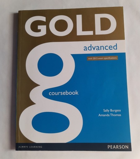 Zdjęcie oferty: Pearson Gold Advanced C1 coursebook