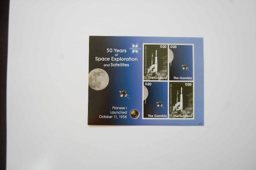 Zdjęcie oferty: Gambia Sw 5983-84** 50r. eksploracji kosmosu/ms/