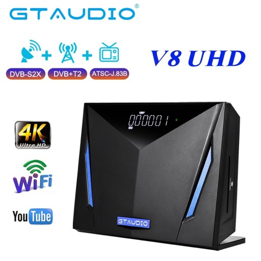 Zdjęcie oferty: GT Media Dekoder GTAudio V8 UHD  DVB-S2X/T2