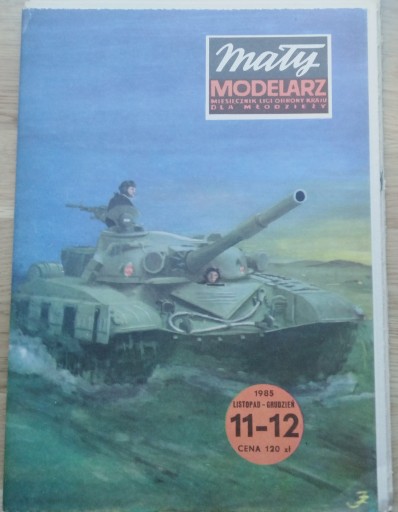 Zdjęcie oferty: Czołg T-72 Mały Modelarz 11-12/1985