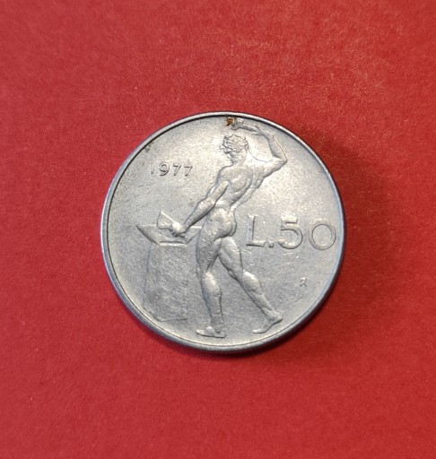 Zdjęcie oferty: Moneta 50 lirów 1977, Włochy