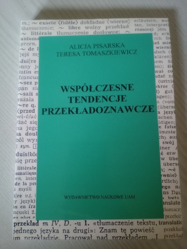 Zdjęcie oferty: Pisarska Współczesne tendencje przekładoznawcze