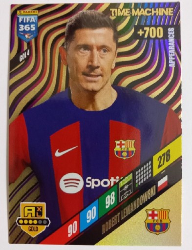 Zdjęcie oferty: FIFA 2024 GOLD TIME MACHINE GOL 4 LEWANDOWSKI 