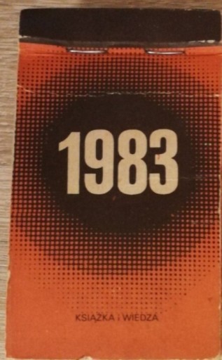 Zdjęcie oferty: 1983 rok kartka z kalendarza metryczka lata 1983