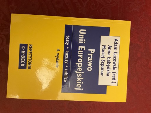 Zdjęcie oferty: Książka Prawo Unii Europejskiej Łazowski 2008