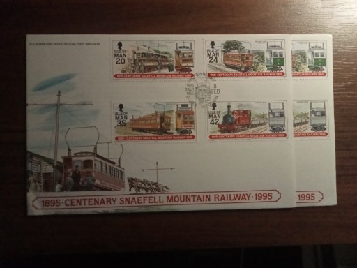 Zdjęcie oferty: Wyspa Man Mi.617-620 1995r FDC