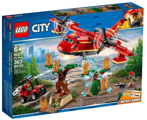 Zdjęcie oferty: LEGO City 60217 Zniszczone pudełko  Samolot strażacki