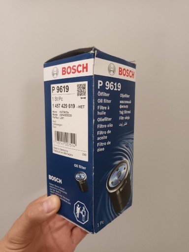 Zdjęcie oferty: Filtr oleju Bosch P9619 PASSAT B5FL 1.9 TDI