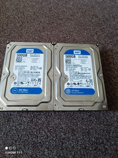 Zdjęcie oferty: Dysk twardy HDD WD Blue 500 GB cena za 2 szt 