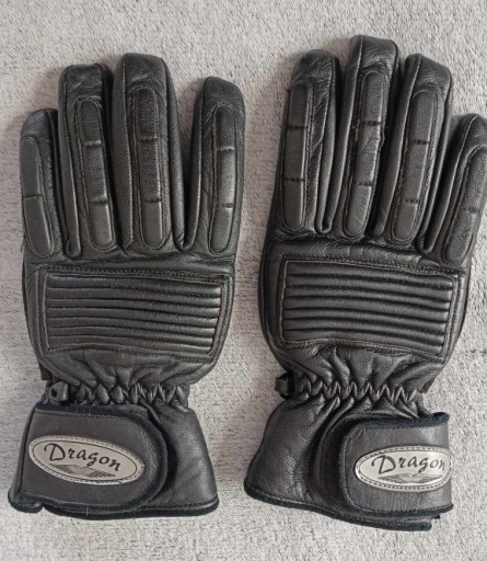 Zdjęcie oferty: Damskie rękawice motocyklowe Dragon skóra M black
