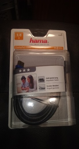 Zdjęcie oferty: Przewód DisplayPort DP 1.8 m 4K hama