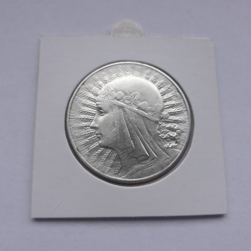 Zdjęcie oferty: Moneta 10zł Głowa kobiety 1933 srebro 2 RP nr.21/8