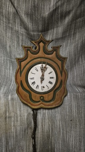 Zdjęcie oferty: Stary zegar wiszący szwarcwaldzki XIX w NIEMCY