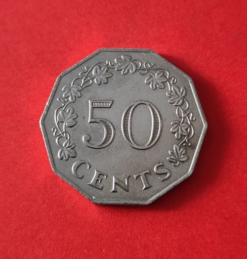 Zdjęcie oferty: Moneta 50 centów 1972, Malta