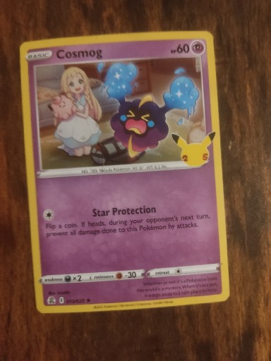 Zdjęcie oferty: Pokemon tcg celebrations cosmog