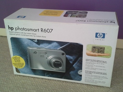 Zdjęcie oferty: Aparat HP R607 Photosmart + SD 512 MB