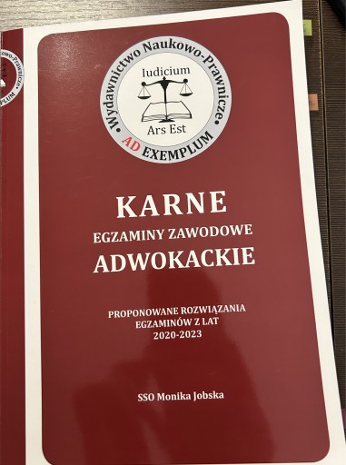 Zdjęcie oferty: Karne egzaminy zawodowe adwokackie 