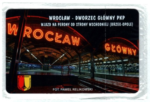 Zdjęcie oferty: Karta chipowa 220D Dworzec Wrocław 15 imp.