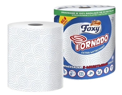 Zdjęcie oferty: Foxy Tornado 1 rolka, ręcznik papierowy 3 warstwy