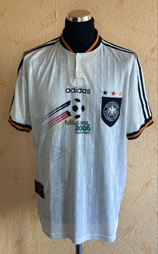 Zdjęcie oferty: Koszulka Piłkarska Niemcy 1996 Adidas Roz. XL