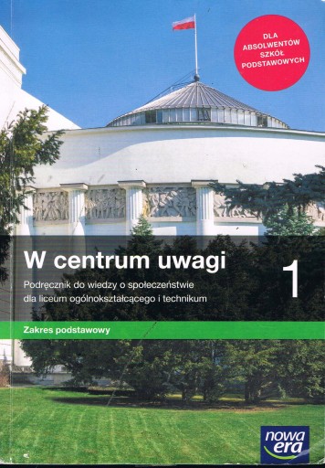 Zdjęcie oferty: W Centrum Uwagi 1 Podręcznik Zakres Podstawowy 