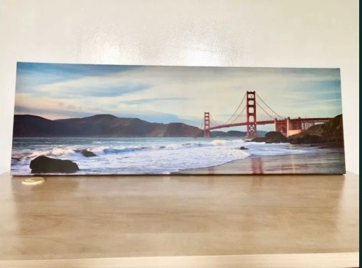 Zdjęcie oferty: Obraz na płótnie 120x40 Most Golden Gate na Ścianę