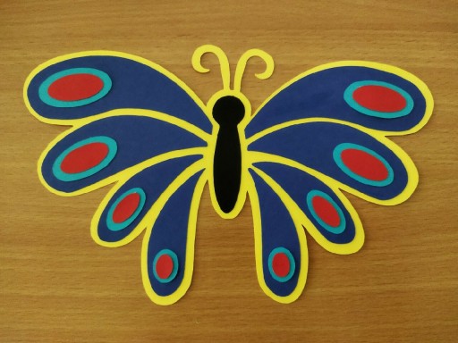 Zdjęcie oferty: Motyl motylek dekoracja na tablicę z papieru 